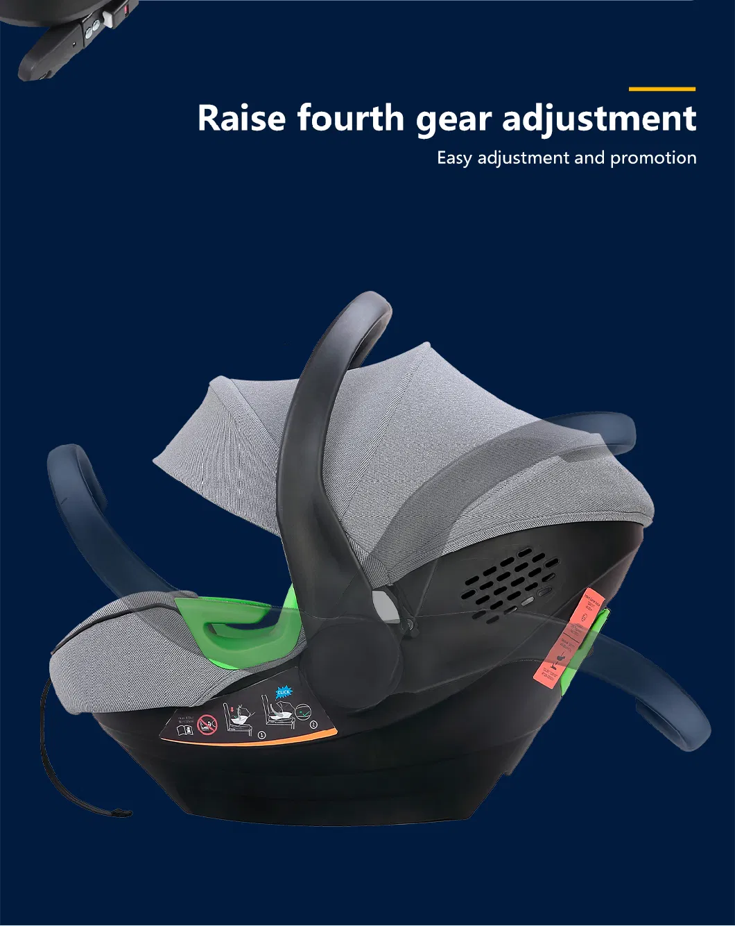 Comfortable Safety All-Round Protection of Baby Car Seat