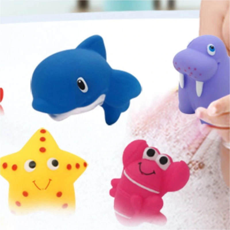 Baby Bath Toy Silicone Walrus Bathroom Ocean BPA Free